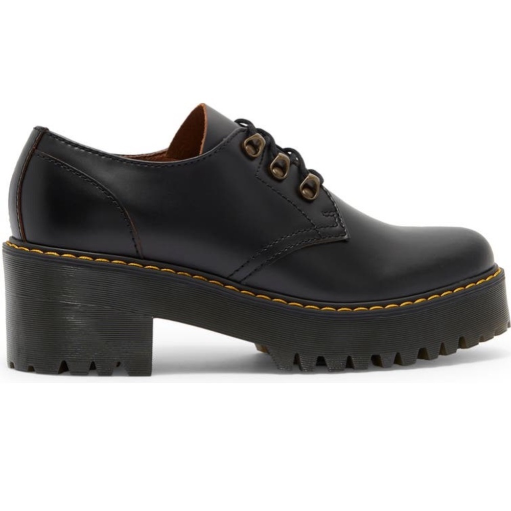 Dr Martens, Derby, Leona Lug Sole Platform Shoes